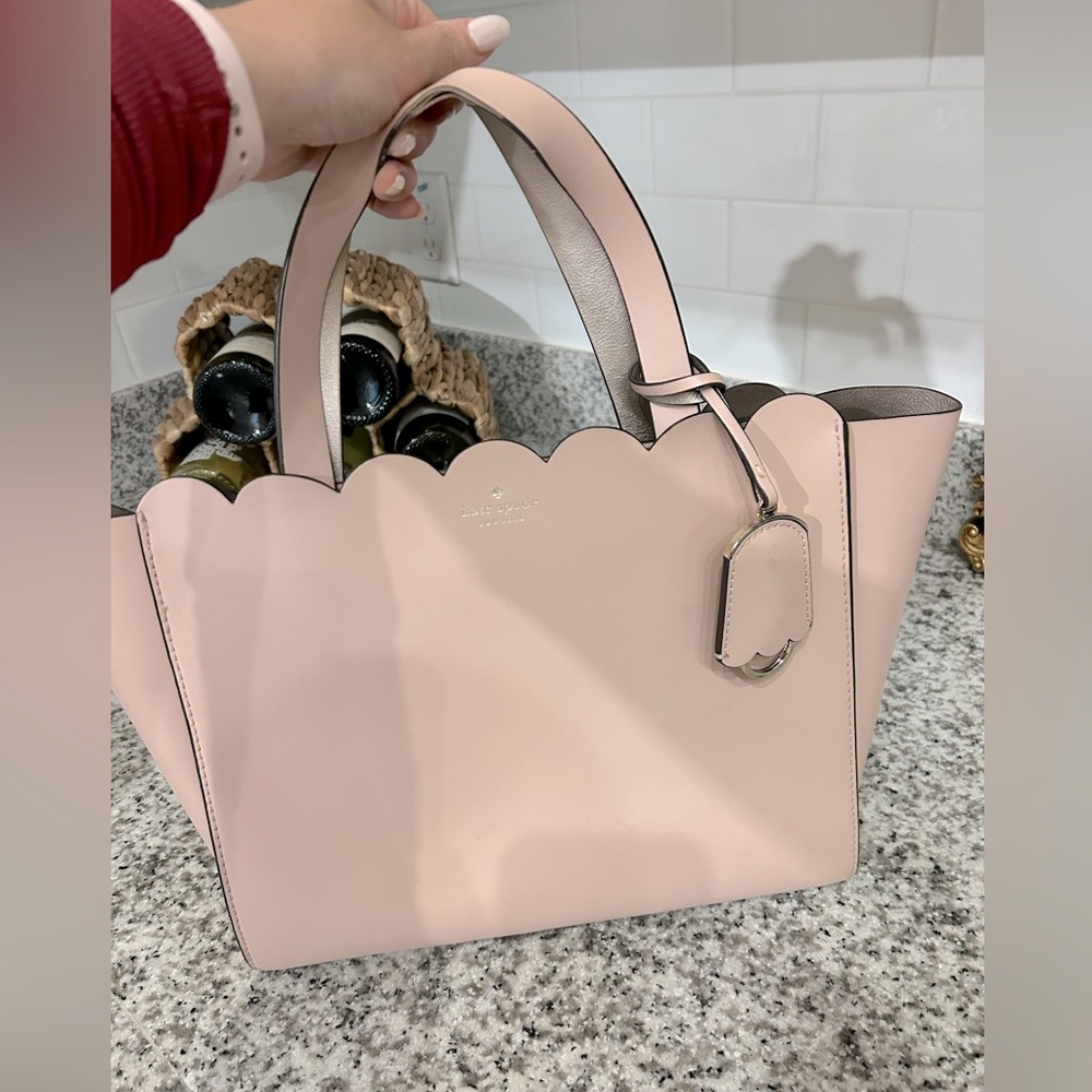 Pale Pink Scalloped Kate Spade Bag
